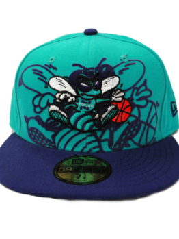 New Era Charolet Hornets Over Flock / Color: Team