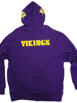 Mitchell & Ness Vikings Thermal Lined Full Zip Hoody