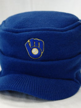 New Era Visor Knit Milwaukee Brewers