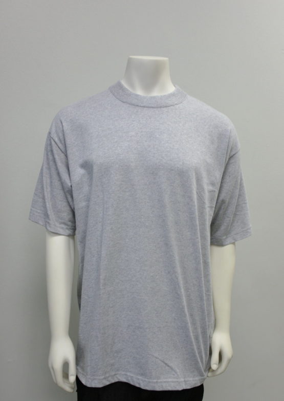 Gemrock Plain Crew-neck Shirt Heather Grey