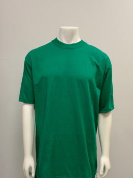 Gemrock Crew-neck Plain Shirt Kelly Green