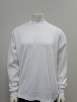 Gemrock Plain Long Sleeve Heavy Weight Thermo / Color: White