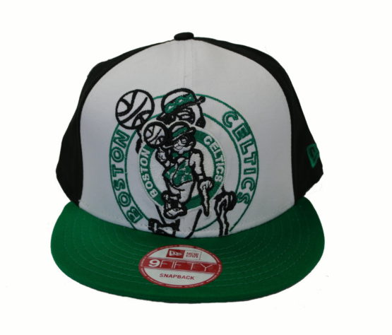 New Era Little Big Pop Snap Back Cap Boston Celtics