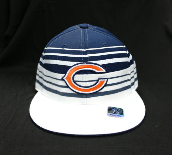 Reebok NFL Chicago Bears Side Stripe fitted Cap / Color: White