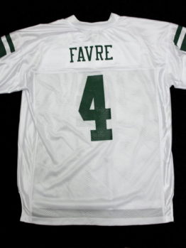 Brett Favre / New York Jets Replica Jersey / Reebok NFL / Color: White