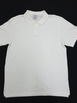 Plain Polo Shirt / Color: White