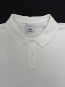 Plain Polo Shirt / Color: White