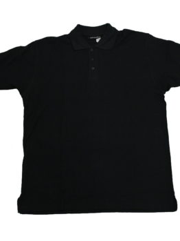 Plain Polo Shirt / Color: Black