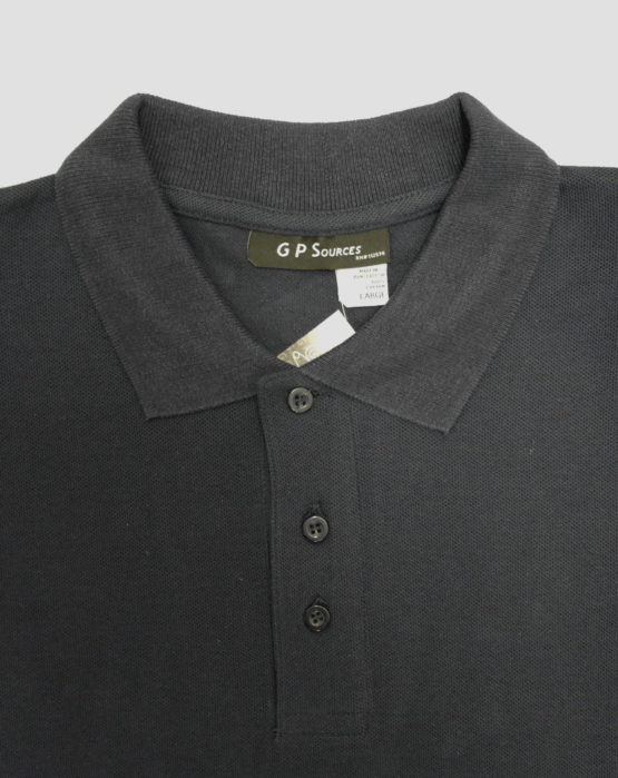 Plain Polo Shirt / Color: Black - SCOTTEEZ URBAN