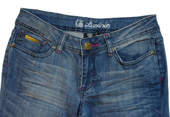 Luxirie Womens Jean By LRG / Color: Sky Wash / Style# LRG50FC41