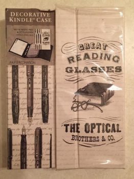 Kindle Case / Reading Glasses Print