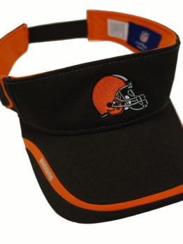 Clevland Browns Reebok NFL Visor / Velcro Strap / Embroidered logos / Color: Brown Orange