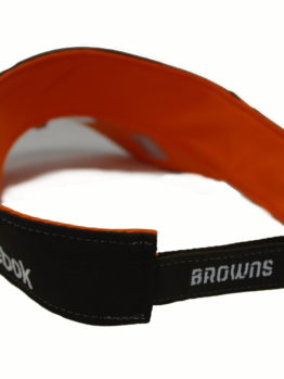 Clevland Browns Reebok NFL Visor / Velcro Strap / Embroidered logos / Color: Brown Orange