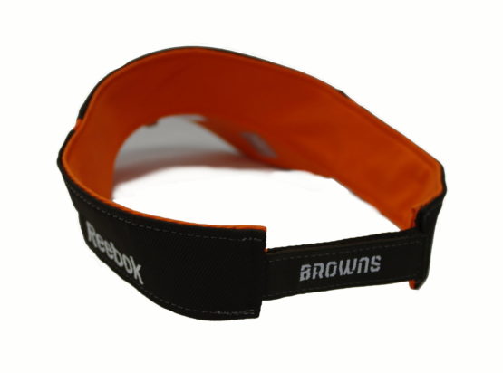 Clevland Browns Reebok NFL Visor / Velcro Strap / Embroidered logos / Color: Brown Orange