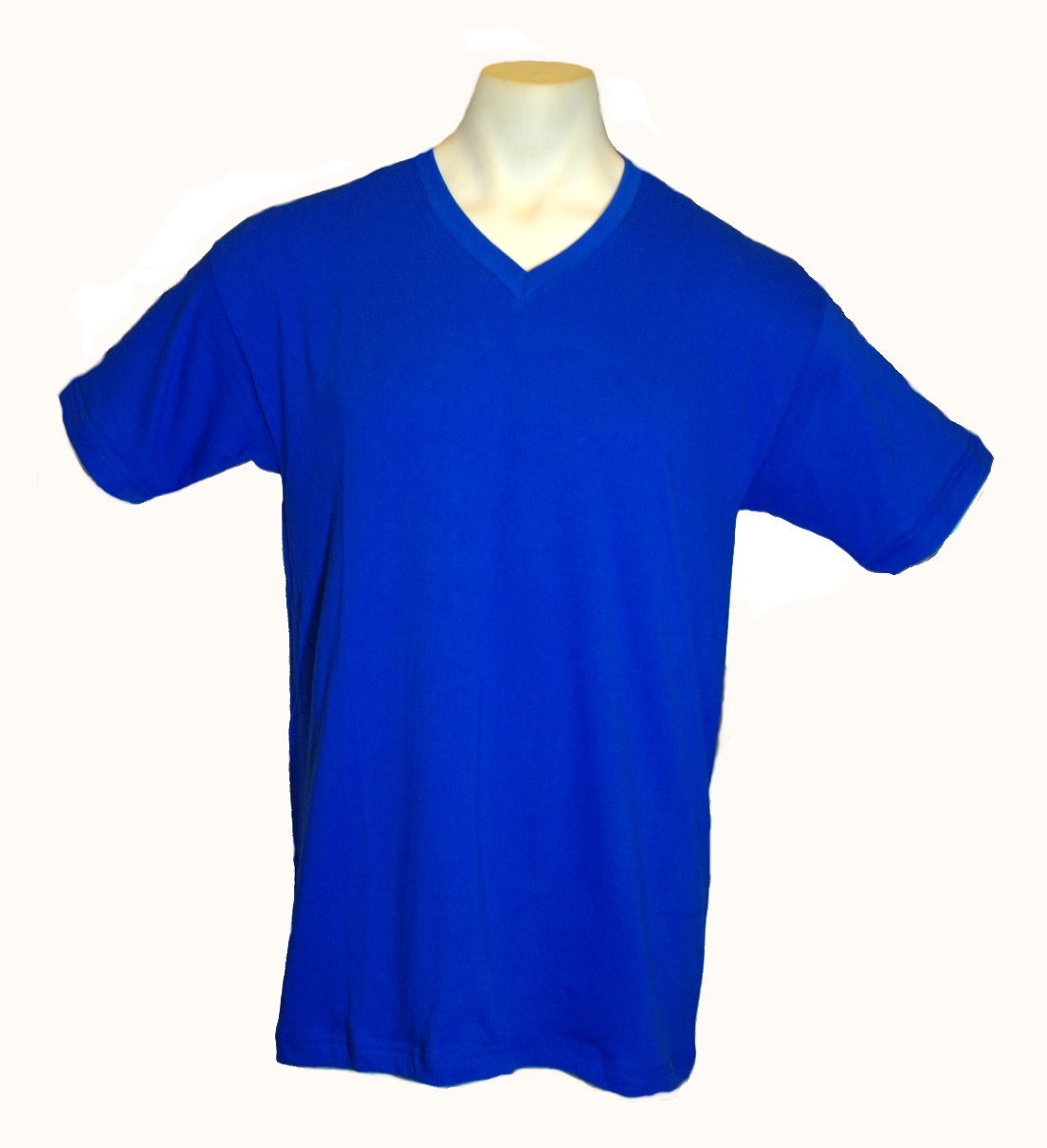 royal blue t shirt v neck