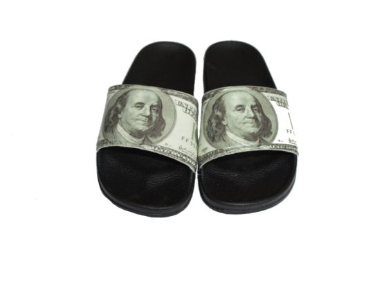 Dollar Bill Benjamin Men's Sandals