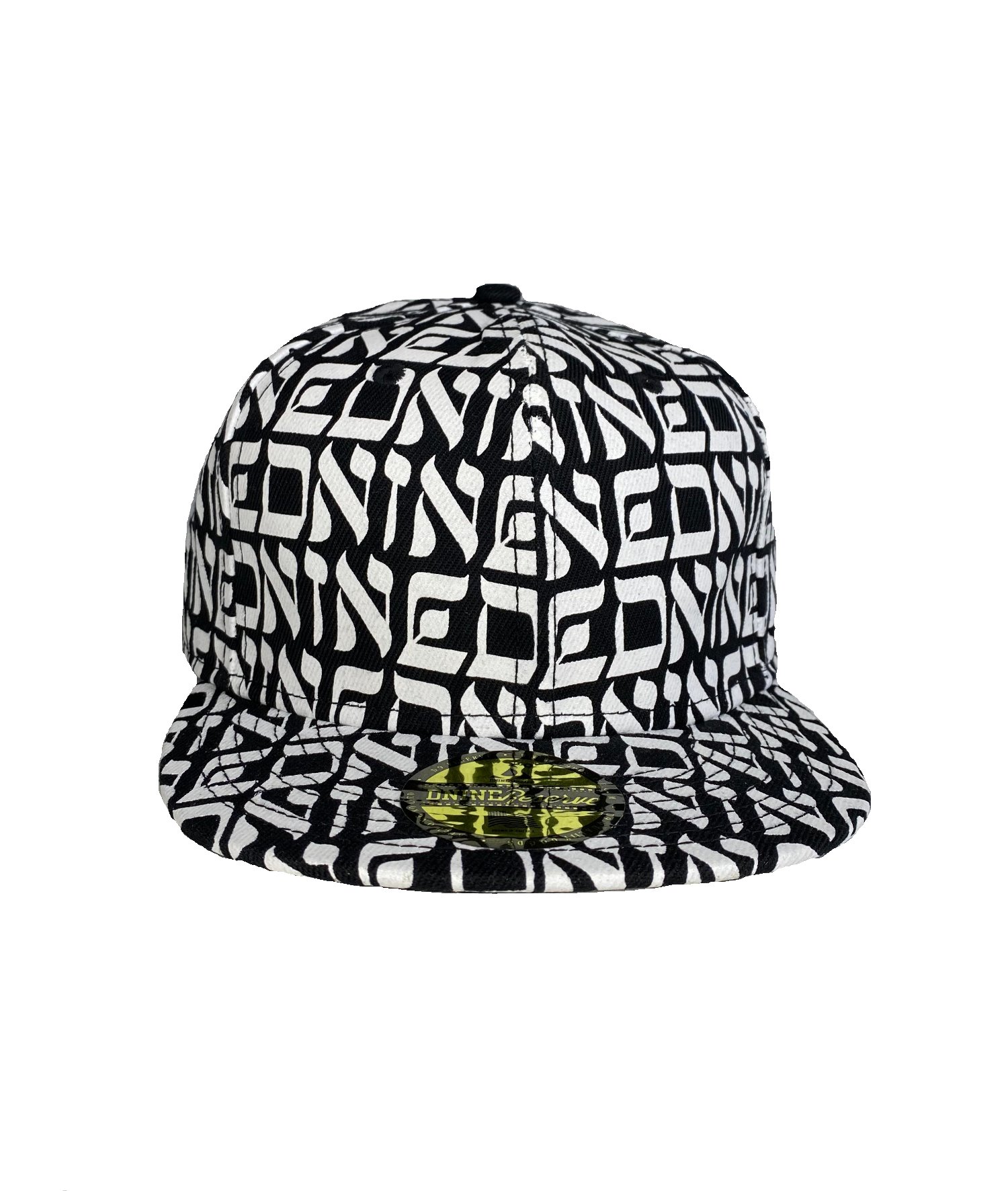 DNINE Allover Print Strap back cap / Color: Black/White - SCOTTEEZ URBAN