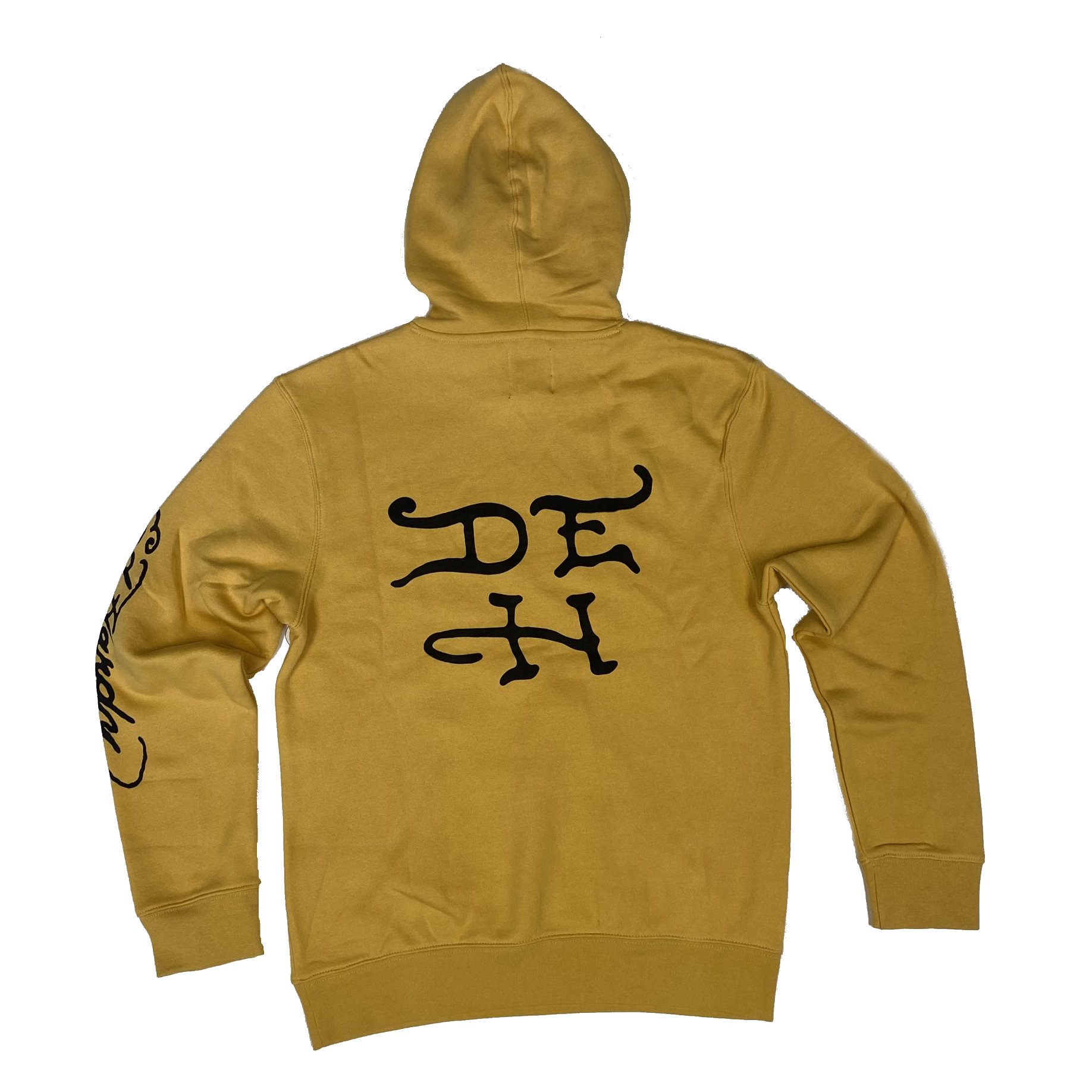 Ed Hardy FIRE TIGER HOODIE (EHM1300-45) Color: Gold Yellow - SCOTTEEZ URBAN