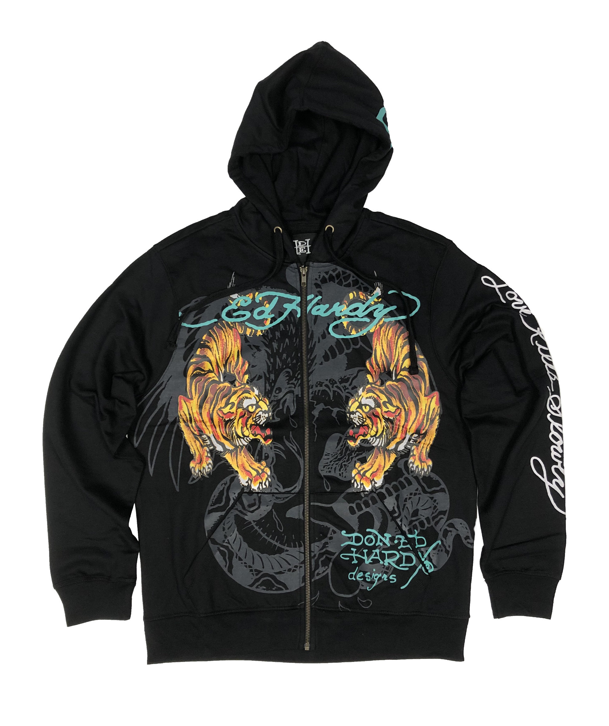 Ed Hardy Crawling Tigers Black1