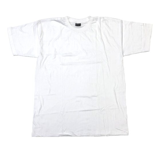 Gemrock Crew-neck Plain White Tee