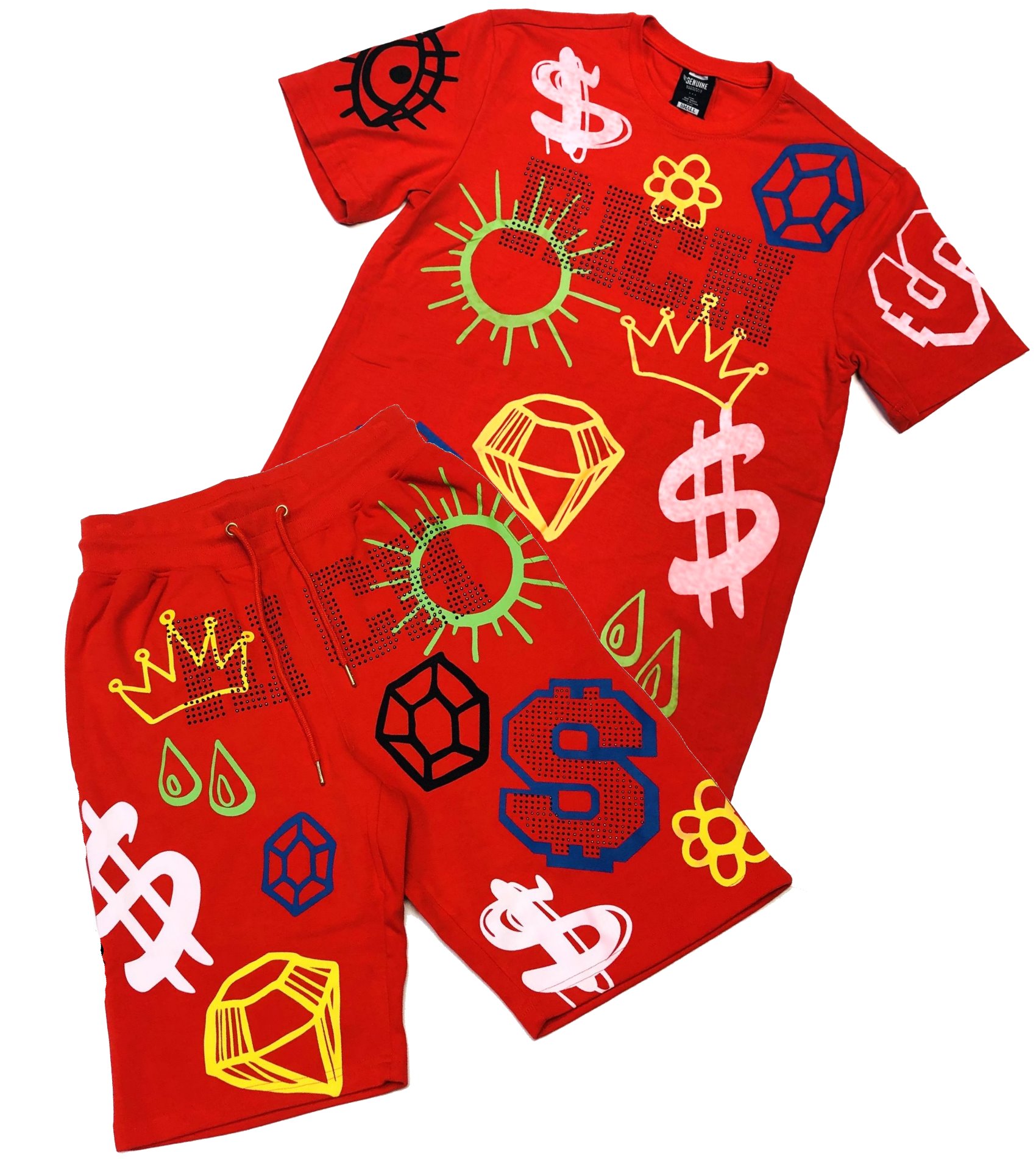 Genuine Rich short set