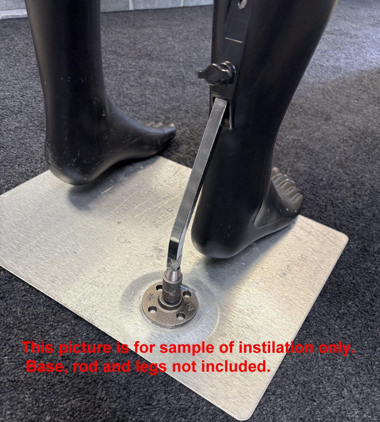 Mannequin base replacement support hardware - Image 3